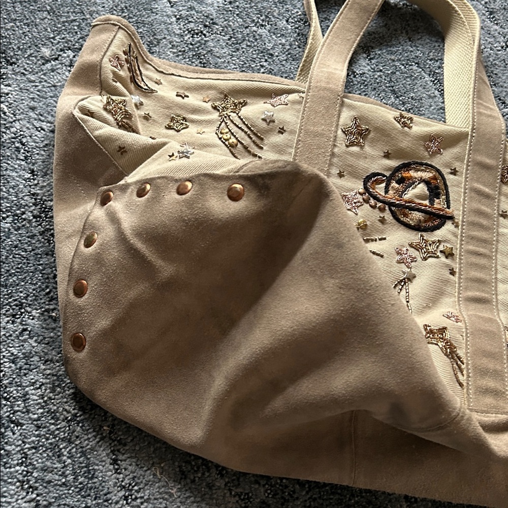 Rare FP Celestial tote Embroidered Tote Bag - Picture 6 of 13
